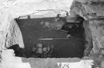 Excavation photograph : record shot of B, looking north.