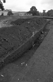 Castle of Wardhouse excavation archive
Frame 16: Area 3: General view of partially excavated inner ditch. Contexts 342, 348 and 343 (numering from S-N) in ditch sides and bottom. From S.
