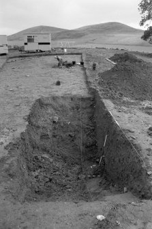 Castle of Wardhouse excavation archive
Area 1: Fully excavated inner ditch. Red granite bedrock exposed.