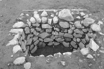 Castle of Wardhouse excavation archive
Area 1: Detail of all four sides of stone lined pit 101.