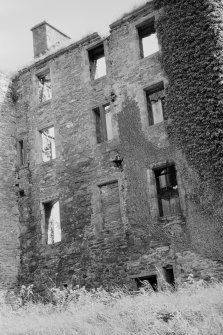 Detail of elevation of Ravenstone Castle from W.
