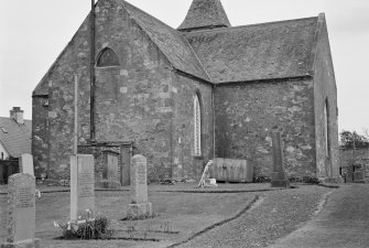 View of Carrington Parish Church from north.