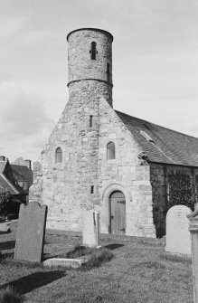 View of Cockburnspath Parish Church from SW.