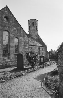 View of Cockburnspath Parish Church from NE.