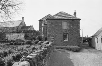 View of Old Manor House, Cockburnspath from S.
