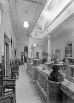 Interior view of Trinity Hall, Union Street, Aberdeen, showing main entrance hall.
