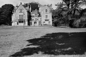 View of Woodhouselee from east showing principal front.