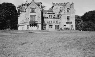 View of Woodhouselee from east showing principal front.