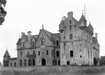 View of Udny Castle from south west.