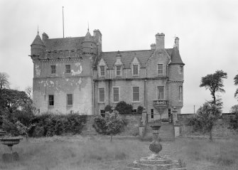 View of Udny Castle showing south elevation.