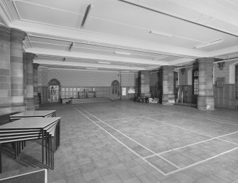 Interior.
View of ground floor main hall from SW.