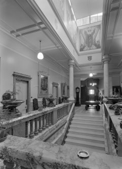 Interior view of Trinity Hall, Union Street, Aberdeen, showing main entrance hall.