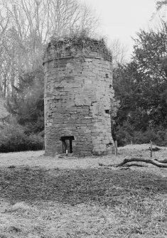 General view of the remains of Dalswinton Old House.