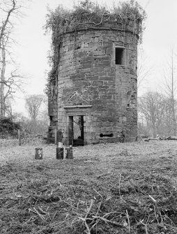 General view of the remains of Dalswinton Old House.