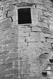 Detail of stonework and window, Dalswinton Old House.