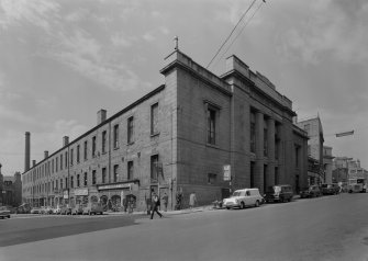 View of Aberdeen Market, Market Street, Aberdeen, from south east showing the exterior to Market Street and Hadden Street.
