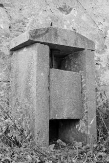 View of cheese press, Kirkton of Glenbuchat Old Manse.