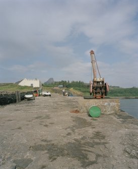 Eigg, Galmisdale, Pier. View from E.