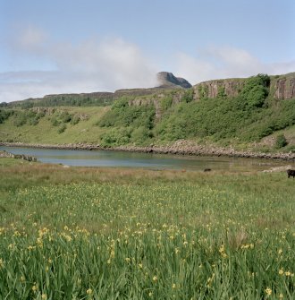 Eigg, An Sgurr, Fort. View from Kildonnan.