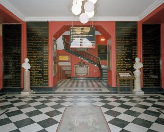 Entrance Lobby, general view from North showing stairwell.