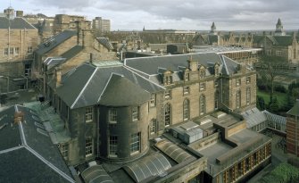 George Watson's Hosital - view across rooftop.