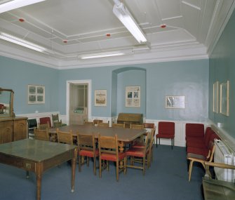 George Watson's Hospital, interior - view of meeting room.