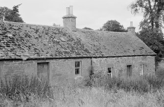 View of Kirkton Cottages, Dunnichen, from S.