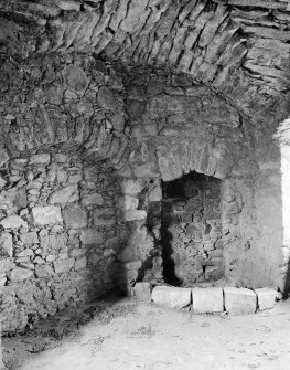 Interior view of Harthill Castle.