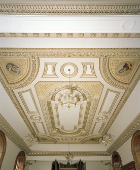 Detail of chapel ceiling.