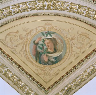 Detail of roundel on Chapel ceiling.