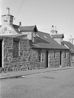 View of 24 and 26 South Deskford Street, Cullen from E.