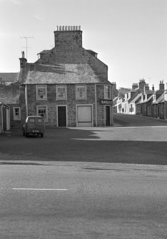 View of 1 The Square, Cullen from NE, showing Miss Taylor's shop.