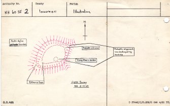 Plan, copied from record card