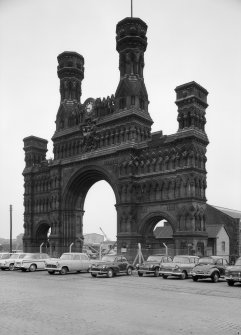 General view of Victoria Royal Arch, Dock Street, Dundee.