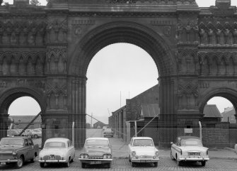 Detail of Victoria Royal Arch, Dock Street, Dundee.