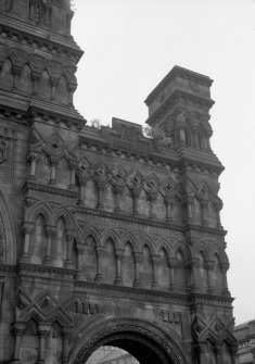 Detail of Victoria Royal Arch, Dock Street, Dundee.