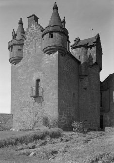 View of Gardyne Castle from NE.