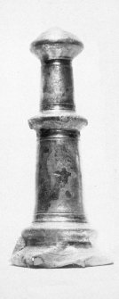 Traprain treasure - "a handle".From a photograph album of the Curle family, 1911-19.