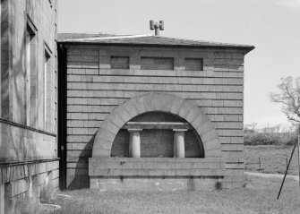 Detail of kitchen offices and stable, Cairness House.