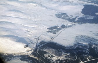 Oblique aerial view