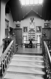 Interior.
General view of entrance and saloon.