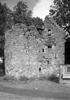 View of Terpersie Castle from south east.