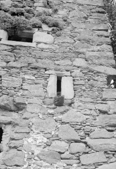 Detail of stonework, Terpersie Castle.