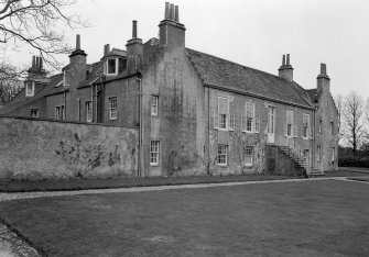 General view of Grandhome House, Aberdeen showing rear of building from north west.