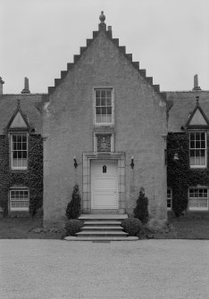 View of Grandhome House, Aberdeen showing front entrance from north east.