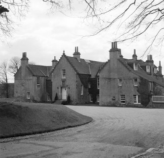 General view of Grandhome House, Aberdeen, showing main front north east.