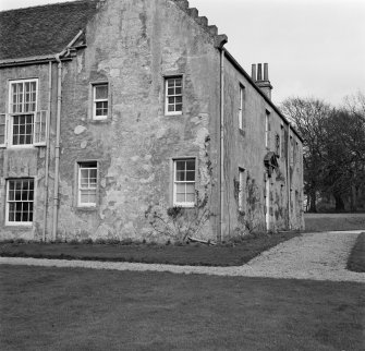 Detail of east wing from south west, Grandhome House, Aberdeen.