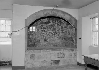 Interior view of Grandhome House, Aberdeen showing detail of Priest's Retreat.