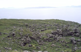 Eigg, Struidh, Ritual Enclosure. View of enclosure from SW.