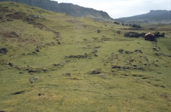 Eigg, Five Pennies, Township and Field System. View of buildings from N.